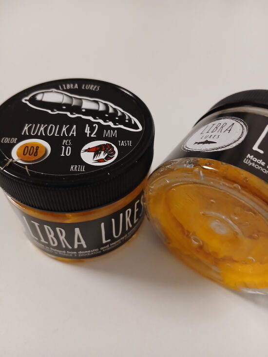 Kukolka 42mm, 008 Dark Yellow, 1,2gr, Krill, 10psc/pack